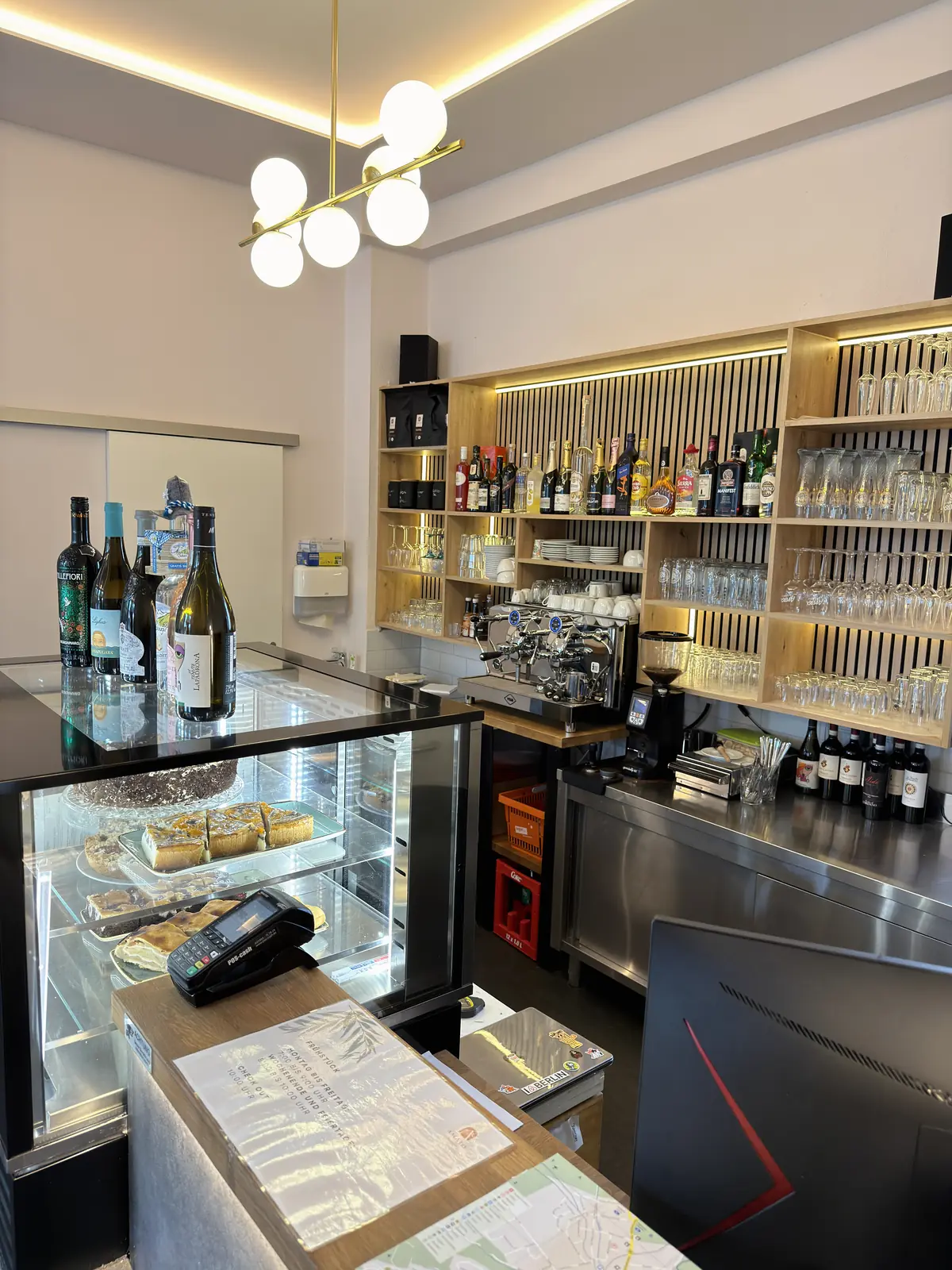 Thekenbereich der AMATO Cucina